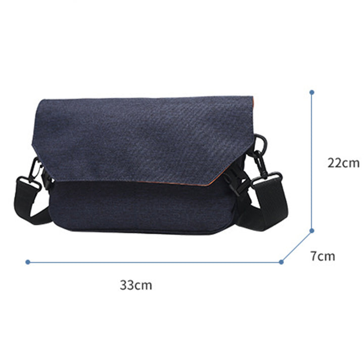 Messenger Bag für Damen und Herren, Vintage-Umhängetasche, Laptoptasche