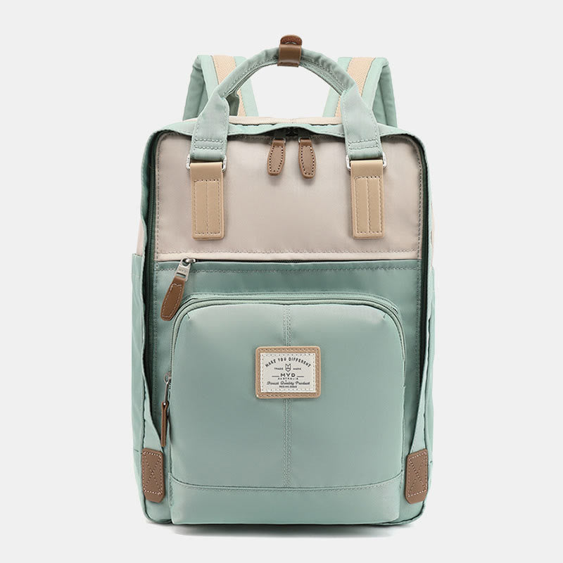Rucksack für Studenten im Teenageralter, einfacher, leichter Computer-Tagesrucksack mit mehreren Taschen
