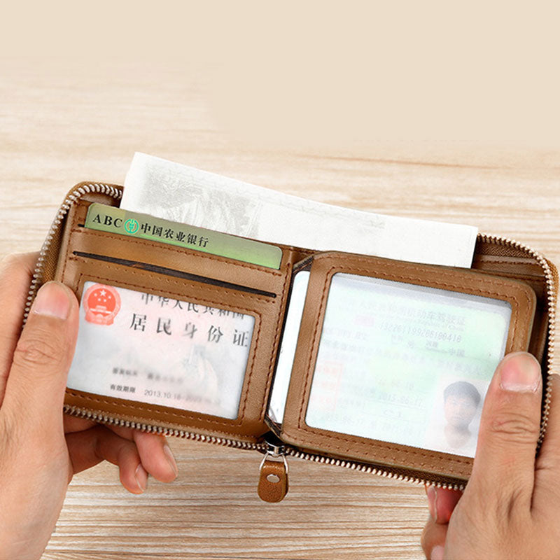 RFID wasserdichte leichte kurze Geldbörse