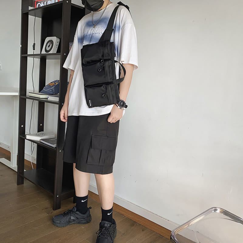 Gürteltasche für Herren, Sport, große Kapazität, Freizeit-Umhängetasche
