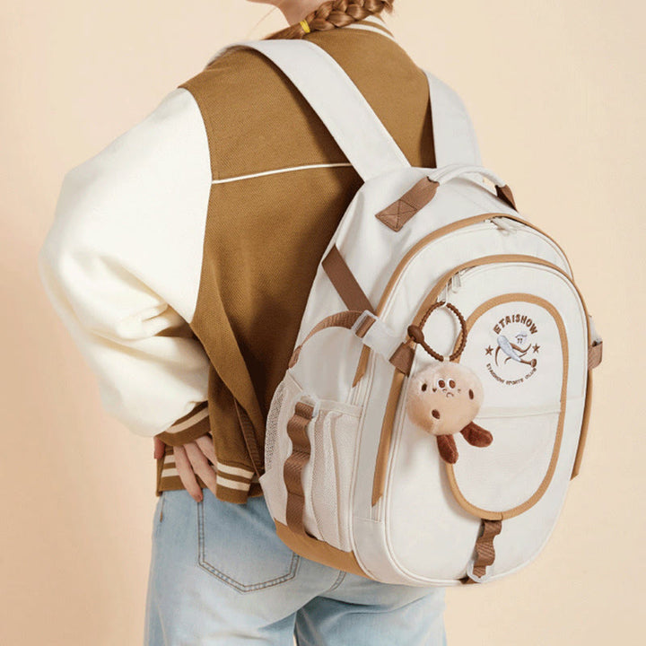Rucksack für Frauen Teenager-Studenten Große Kapazität Nylon Daypack