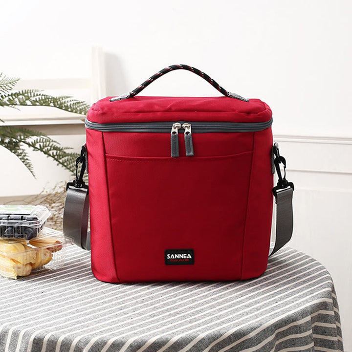 Kleine Kühltasche für Picknickarbeit, Oxford Crossbody Lunch Bag