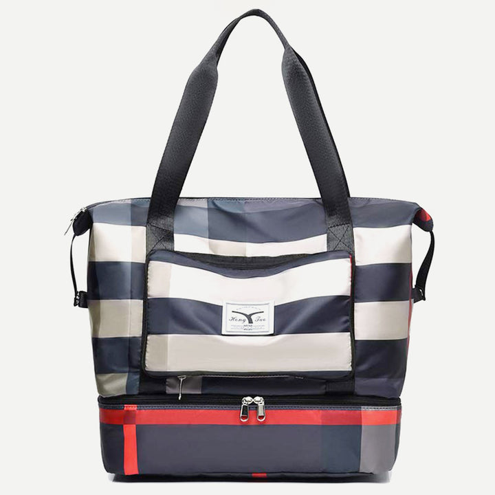 Reisetasche, Sporttasche, Umhängetasche, Reisetasche mit Schuhfach 