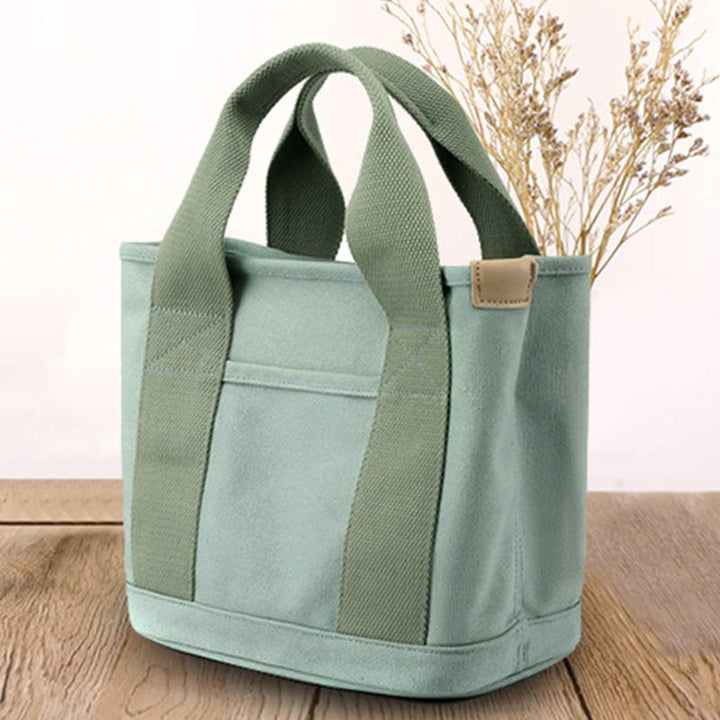 Handtasche mit mehreren Taschen für Damen, lässige Tragetasche aus Canvas, Geldbörse für den täglichen Gebrauch