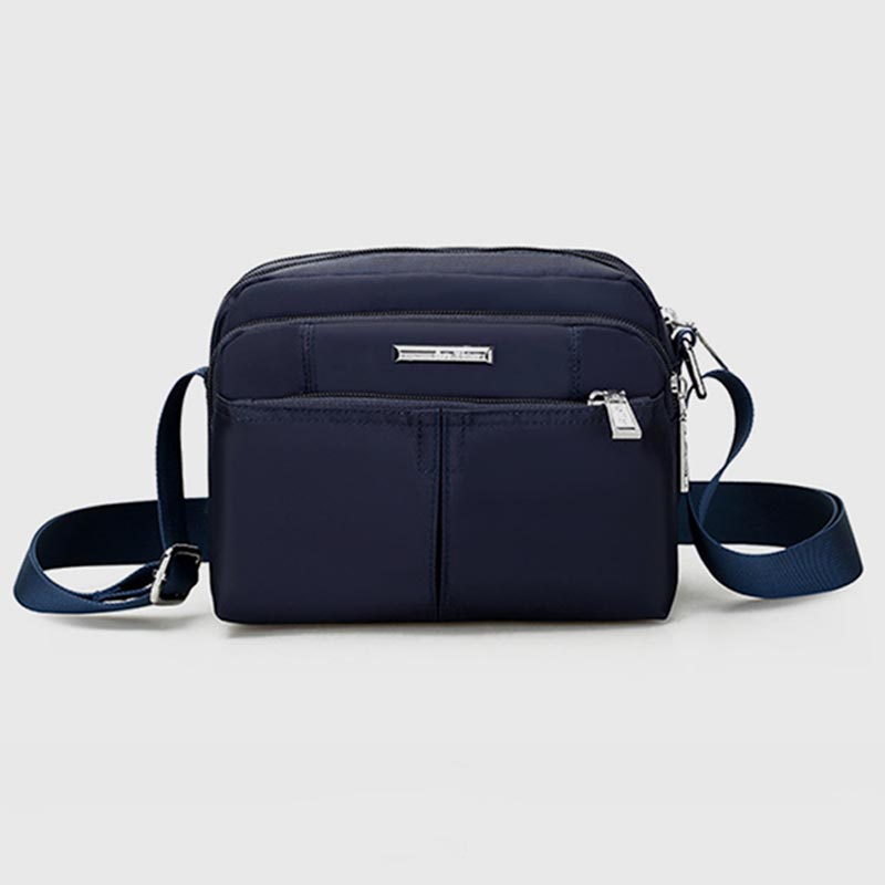 Umhängetasche mit mehreren Taschen für Herren, leichte Mini-Umhängetasche aus Nylon