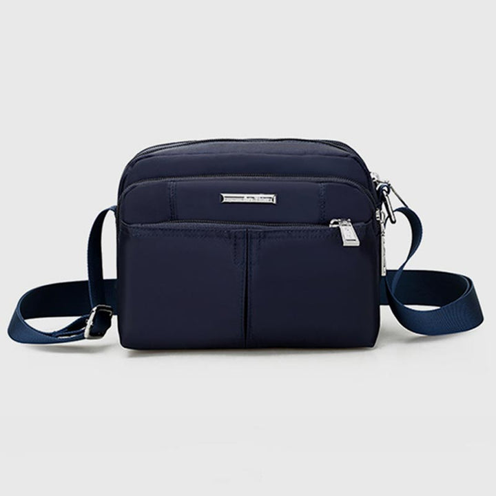 Umhängetasche mit mehreren Taschen für Herren, leichte Mini-Umhängetasche aus Nylon