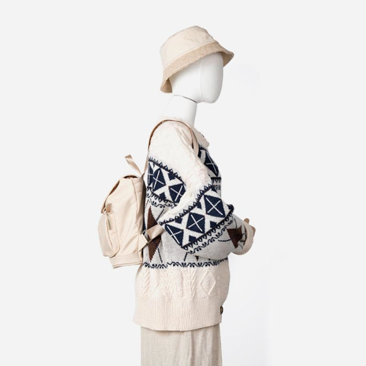 Rucksack für Damen, Nylon, Outdoor, große Kapazität, Tagesrucksack aus Canvas