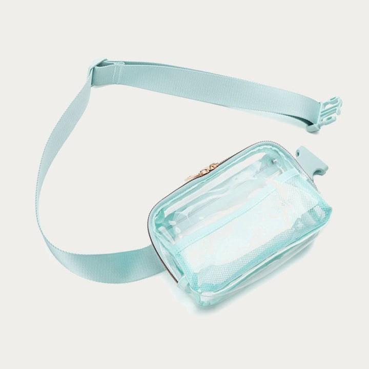Gürteltasche für Damen, Outdoor-Sport, durchsichtige, wasserdichte Nylontasche