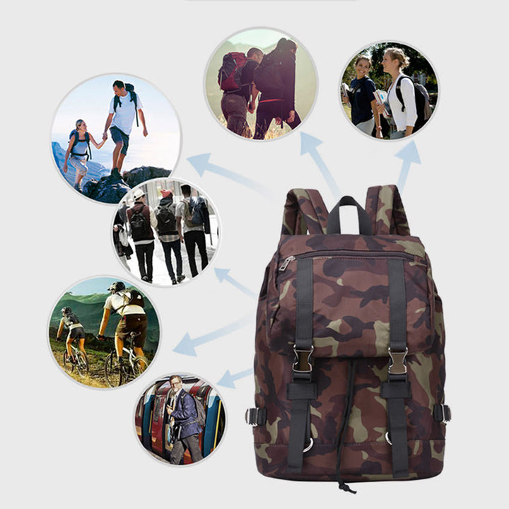 Rucksack für Herren, für Freizeitreisen im Freien, große Kapazität, Computertasche