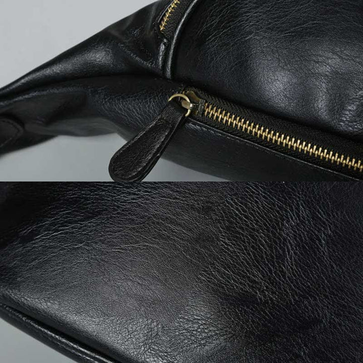 Kleine Schultertasche aus Leder, Umhängetasche, persönliche Tasche, Brust-/Schulterrucksack