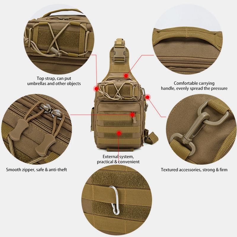 3-Wege-Verwendung Multifunktionale Camouflage Sling Bag
