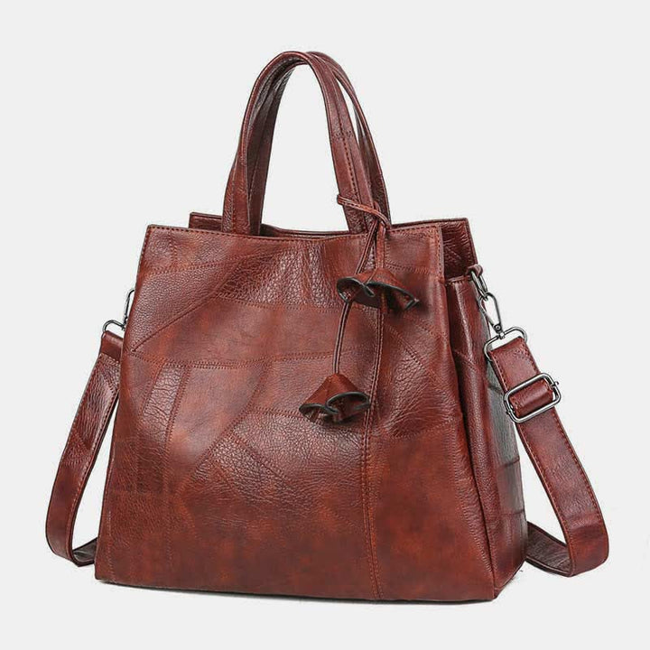 Retro Damen Handtasche Dreifachfach Schultertasche Umhängetasche