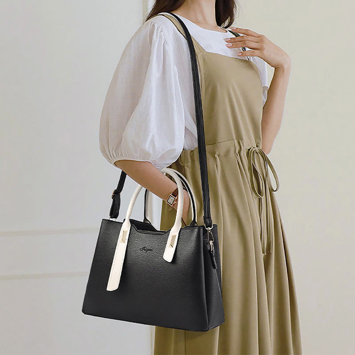 Top-Griff-Tasche für Frauen Große Kapazität Satchel Schultertaschen