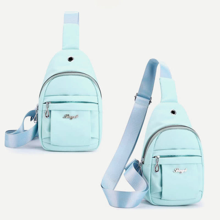 Leichter, wasserdichter Sling-Rucksack, Brusttasche, lässiger Reise-/Sport-Tagesrucksack
