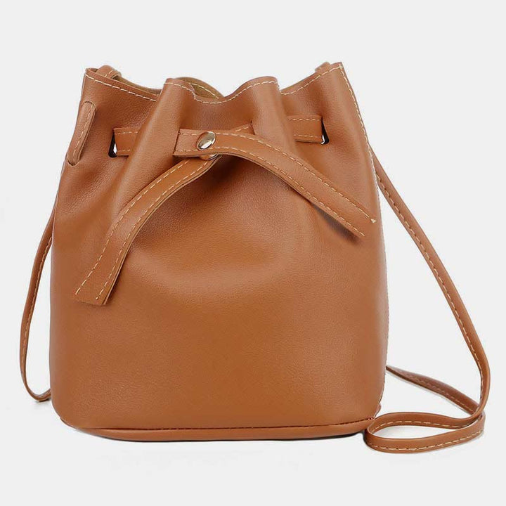 Umhängetasche für Damen aus PU-Leder, minimalistische Schultertasche für den täglichen Gebrauch