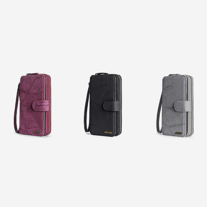 Brieftaschenhülle für die iPhone 15-Serie, magnetisch, abnehmbare Geldbörse