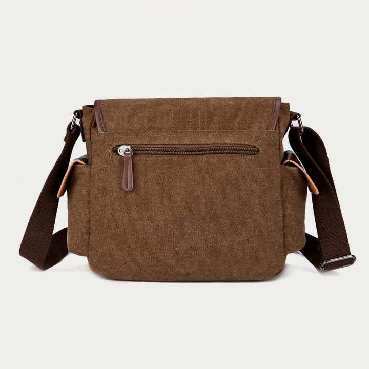 Unisex Retro Canvas Tasche Große funktionelle Umhängetasche Messenger Bag