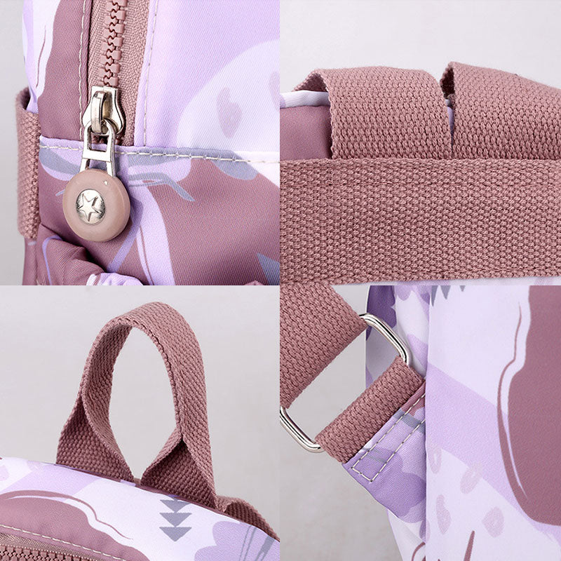 Damen Rucksack Handtasche Damen Wasserdicht Druck Bunter Rucksack Reise Tagesrucksäcke