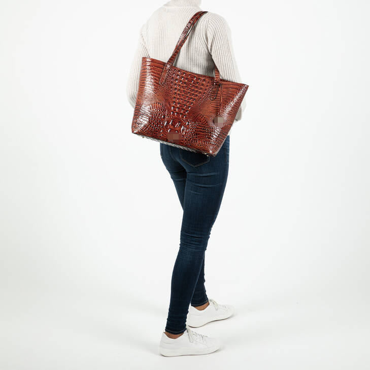 Tragetasche für Damen, tägliches Retro-Taschenset mit Krokodilmuster