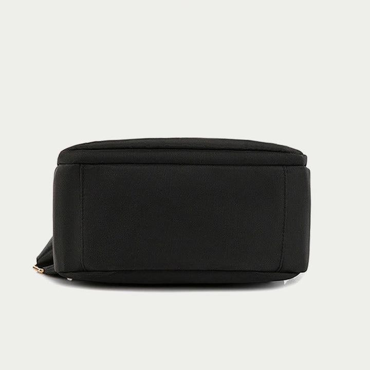 Nylon-Rucksack für Damen, einfarbig, Freizeittasche mit großer Kapazität