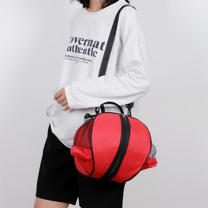 Basketballtasche für Erwachsene und Kinder, multifunktionaler Umhängetaschen-Rucksack