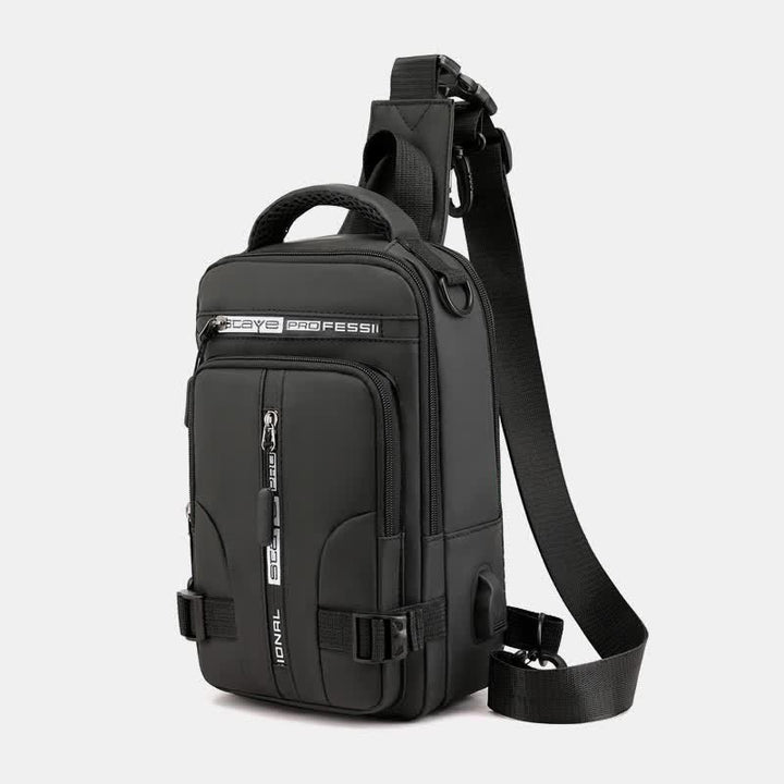 Sling-Brusttasche für Herren, lässiger Tagesrucksack mit Umhängegurt