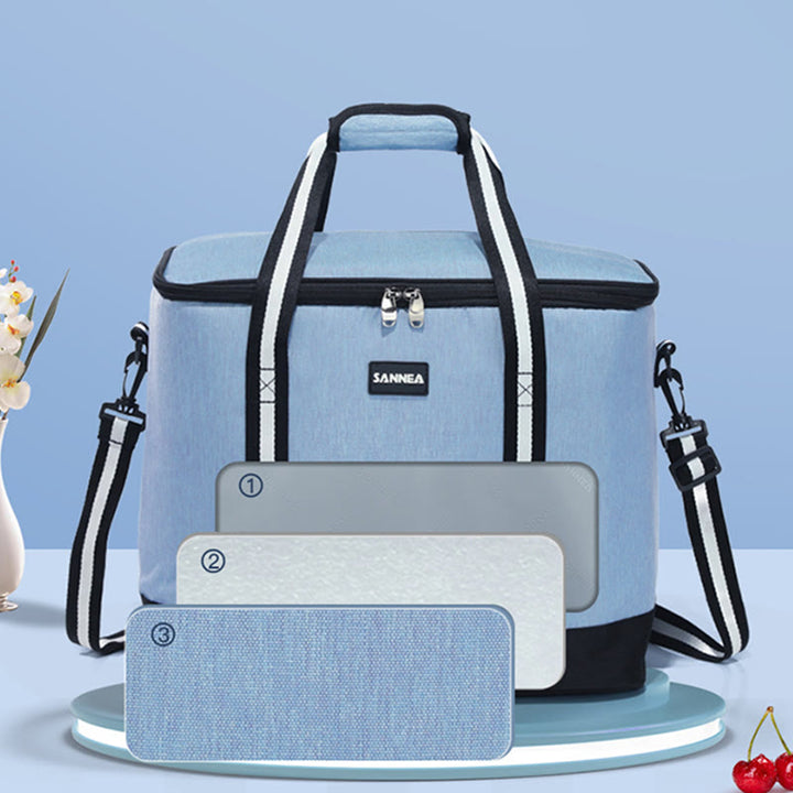 Kühltasche für Picknick im Freien, hält warm und kalt, Campingtasche