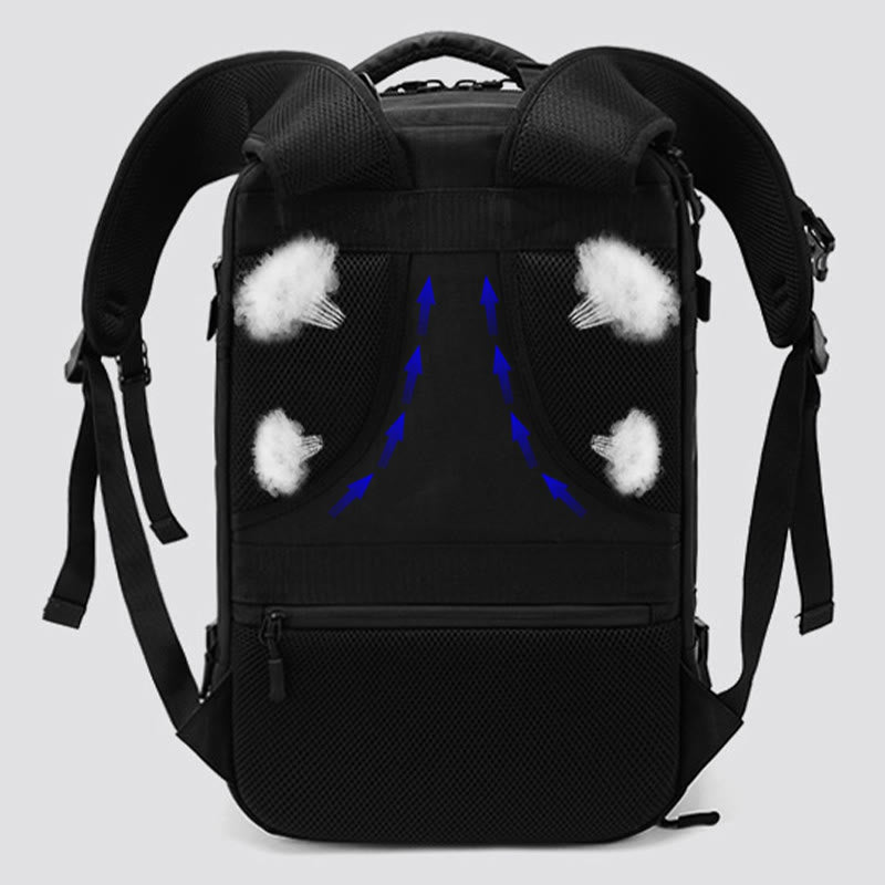 Business-Rucksack für Herren, multifunktionaler kurzer Reise-Laptop-Tagesrucksack