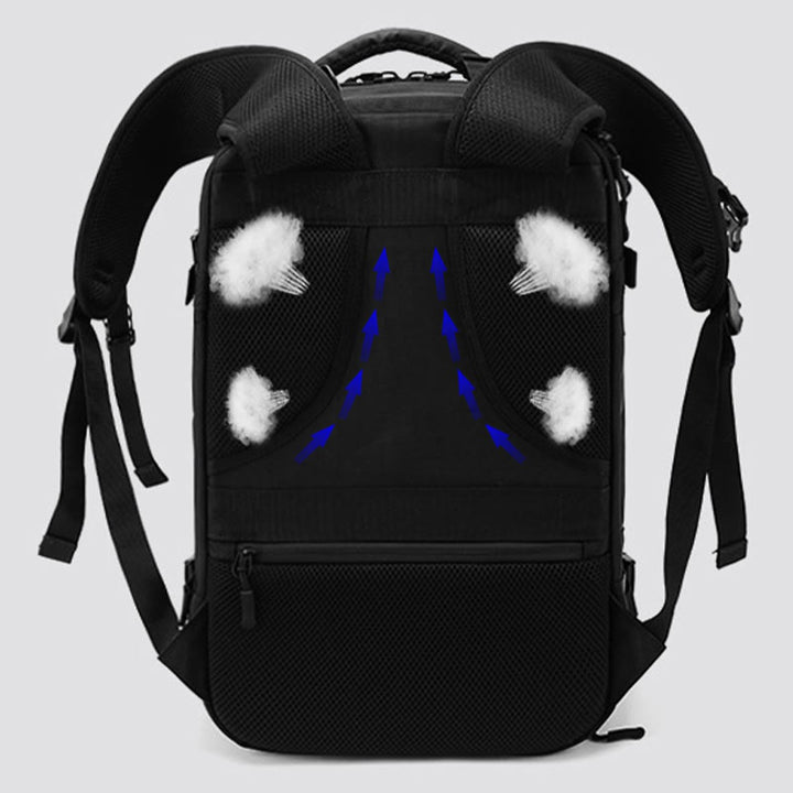Business-Rucksack für Herren, multifunktionaler kurzer Reise-Laptop-Tagesrucksack