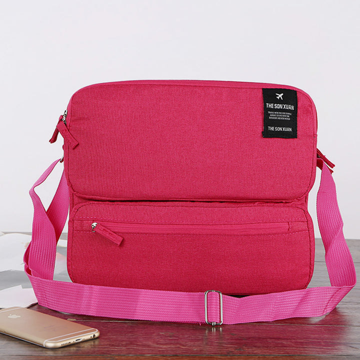 Multifunktionale Messenger-Tasche mit mehreren Fächern, Laptop-Umhängetasche