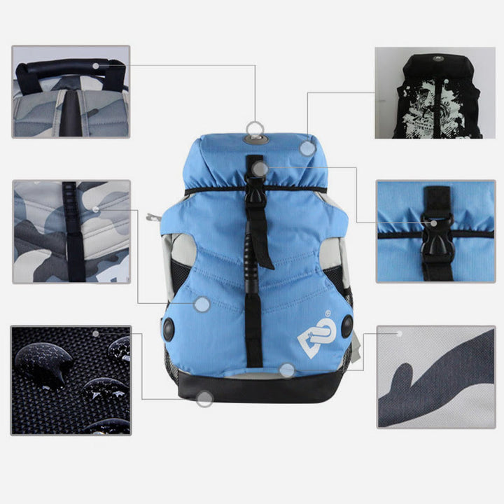 Mehrfarbige Rollschuhtasche für Männer und Frauen, Sportrucksack