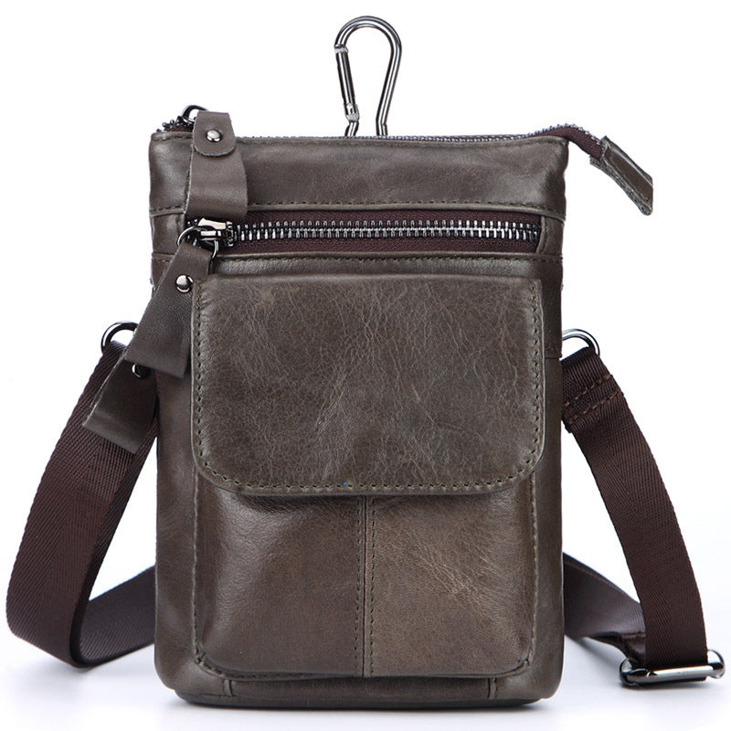 Multifunktions-Gürteltasche aus Leder für Herren 