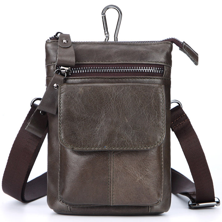 Multifunktions-Gürteltasche aus Leder für Herren 