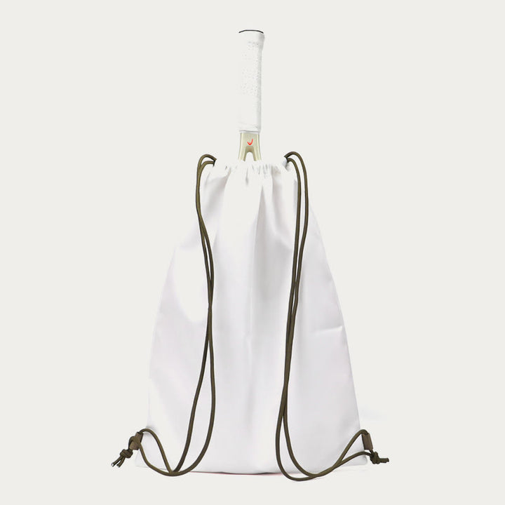 Schlägertasche für Outdoor-Sportarten mit Kordelzug, faltbarer, weicher Rucksack