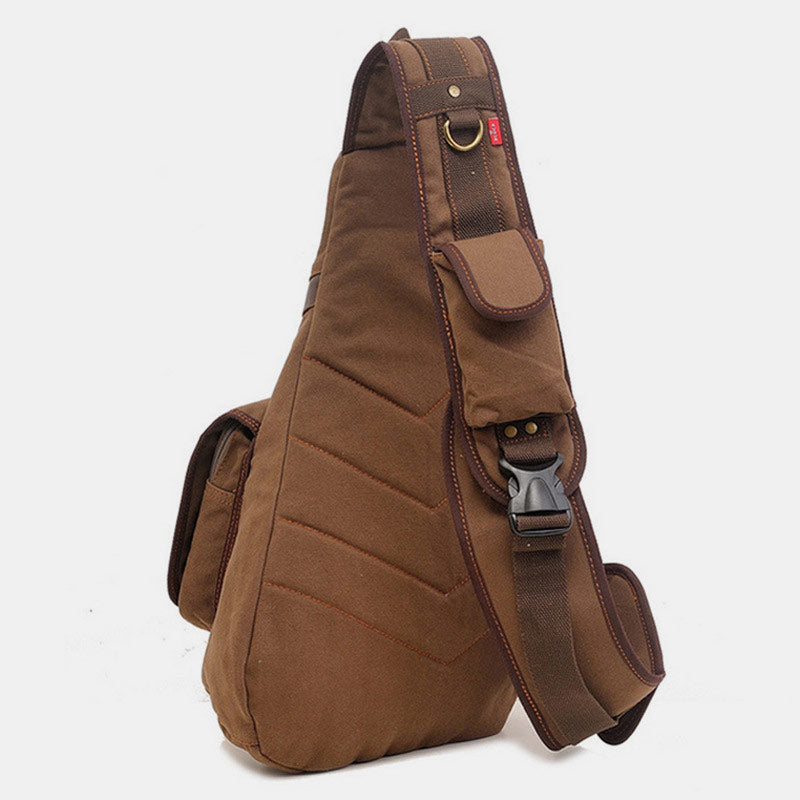 Große Kapazität Retro Sling Bag Messenger Bag