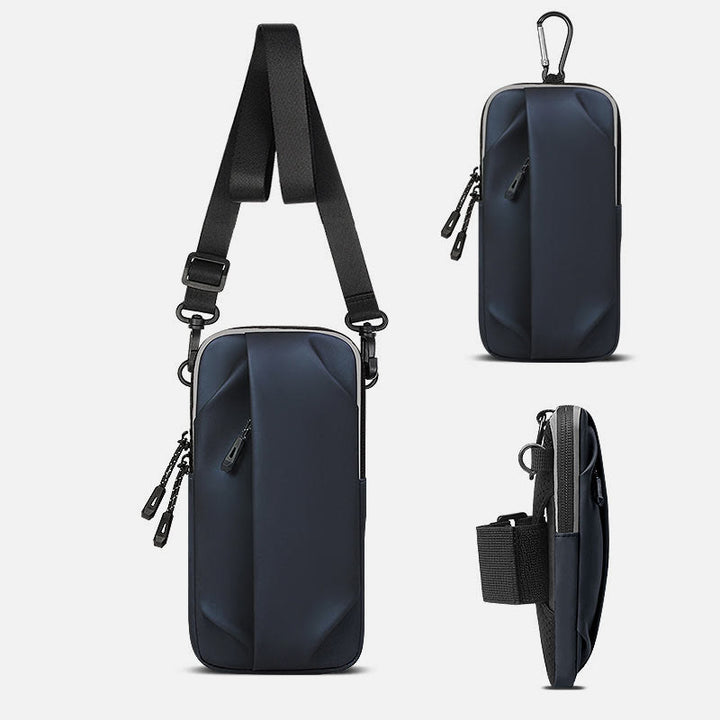 Handgelenktasche zum Laufen, wasserdichte Leder-Fitness-Telefontasche