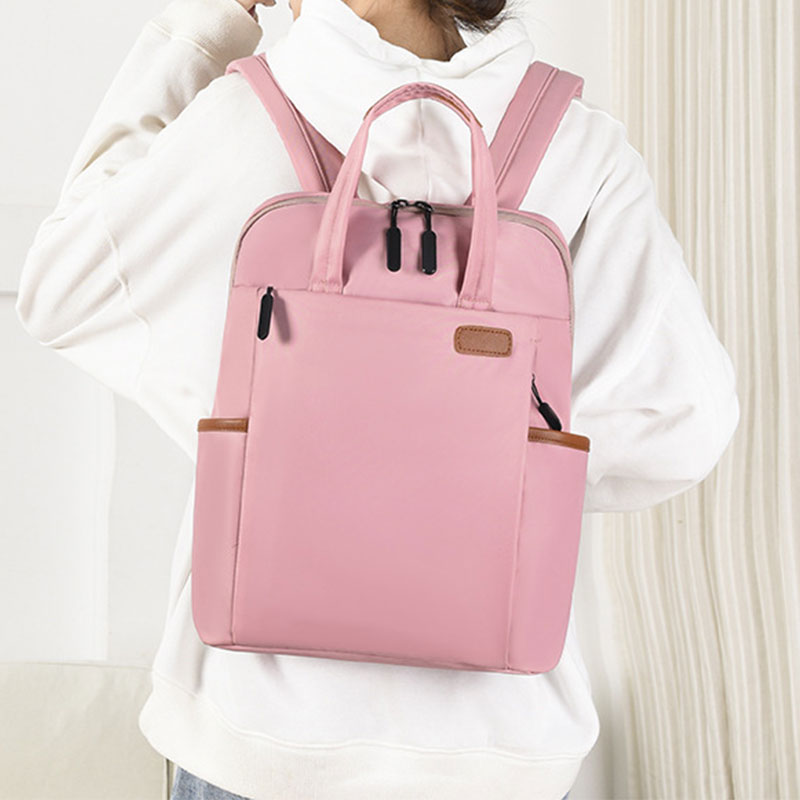 Lässiger, wasserdichter Nylon-Rucksack mit großem Fassungsvermögen 