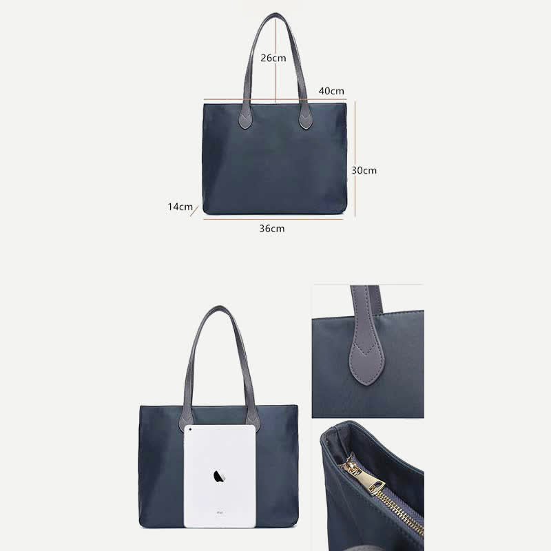 Damen-Tragetasche, große Kapazität, Umhängetasche, Tragegriff oben, Handtasche