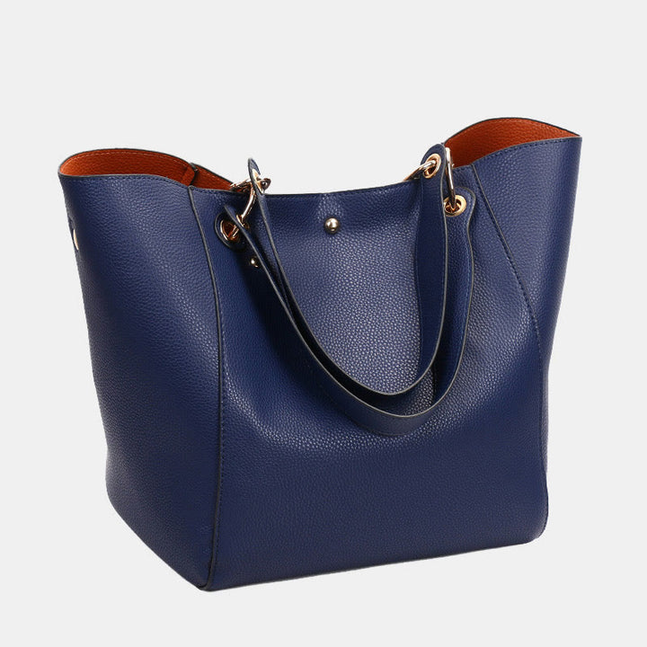 Klassische Tragetasche für Damen, einfarbig, Set mit Pendlertaschen für Büro und die Arbeit