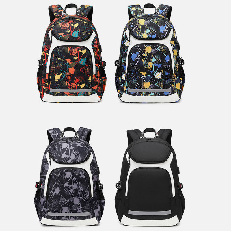 Laptop-Rucksack für Herren, groß, für College, Schule, Büchertaschen, Reise-/Arbeitstasche