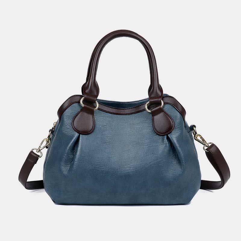 Tragetasche mit drei Fächern für Damen, große Hobo-Handtasche, Umhängetasche