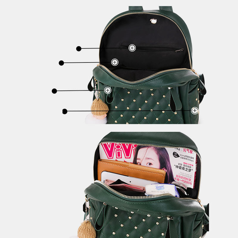 Großer Rucksack mit Nieten