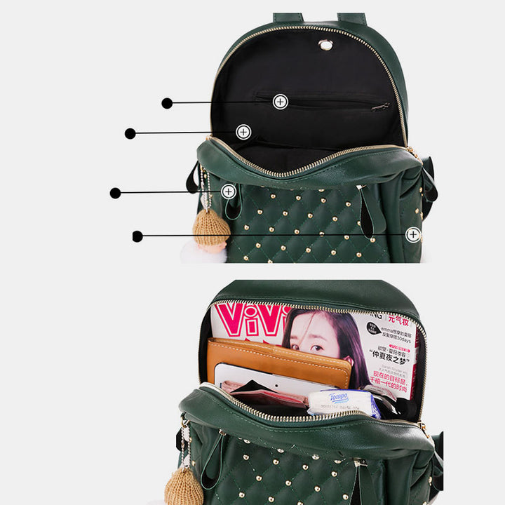 Großer Rucksack mit Nieten