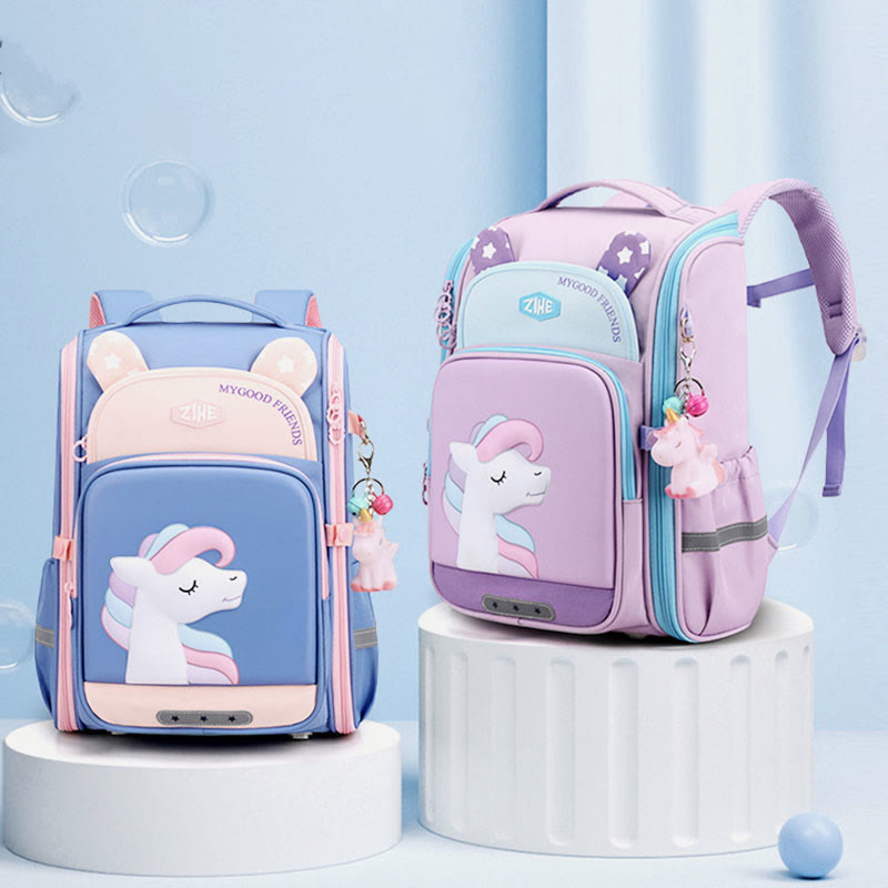 Rucksack für Grundschüler, verschleißfest, mit Ridge-Schutz, Schultasche