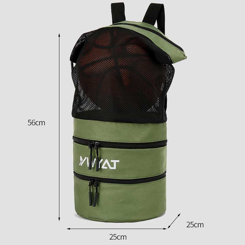 Basketballtasche für Teenager, multifunktionaler Volleyball-Sportrucksack