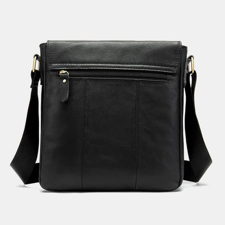 Herren Umhängetasche Echtes Leder Kleine Messenger Bag Crossbody Bag