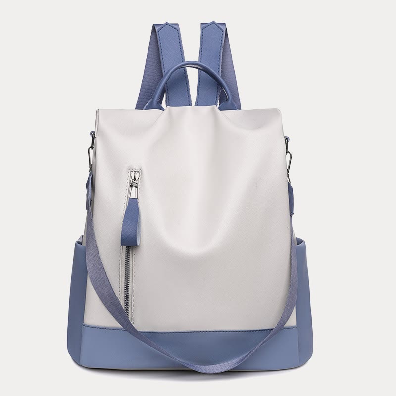 Damen Leder Rucksack Handtasche Cabrio Schultertasche Anti Diebstahl Reise Daypack