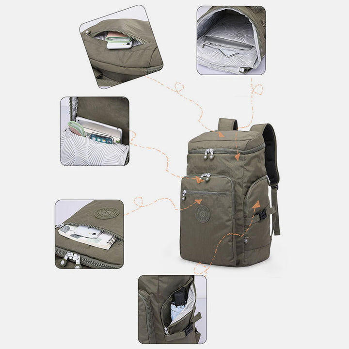 Reiserucksack mit großer Kapazität, wasserdicht, leicht, 75 l, Tagesrucksack aus Nylon
