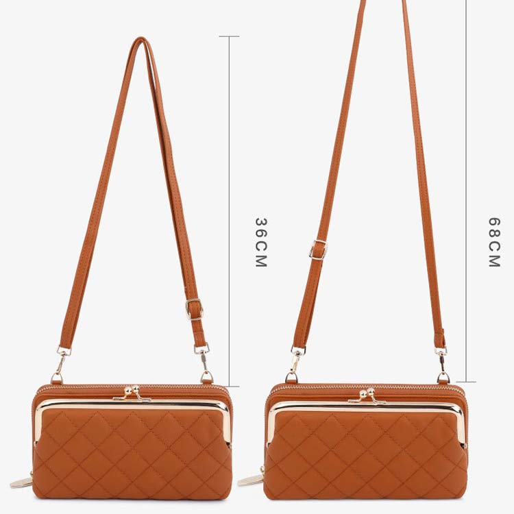 Kleine Crossbody-Handytasche, leichte Schultertasche, Clutch, Geldbörse, Handy-Geldbörse