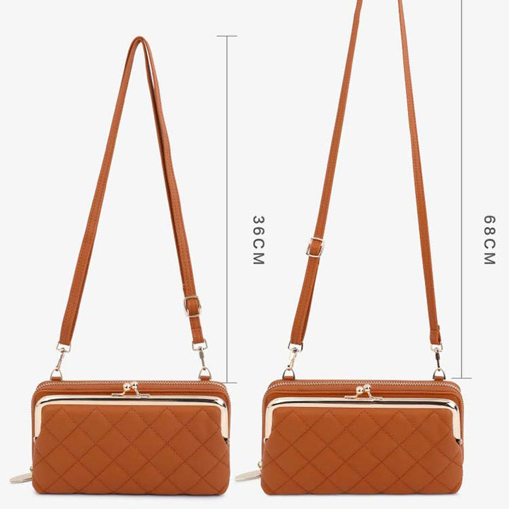 Kleine Crossbody-Handytasche, leichte Schultertasche, Clutch, Geldbörse, Handy-Geldbörse